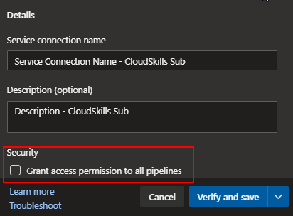 ServiceConnectionValidationGrantAccessUnchecked